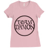 team damon salvatore (6) Ladies Fitted T-Shirt