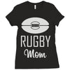rugby mom Ladies Fitted T-Shirt