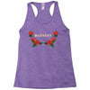 badassy with roses Racerback Tank