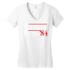 reagan bush '84 Women's V-Neck T-Shirt