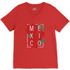 mexico with roses V-Neck Tee