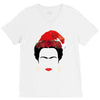 frida kahlo christmas V-Neck Tee