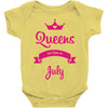 queens are born in july Baby Onesie
