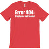 halloween error 404 costume not found T-Shirt