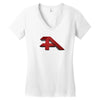 3D ART LOGO Women's V-Neck T-Shirt