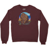 polygon bear graphic Crewneck Sweatshirt