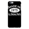 made in 1975 mens 40th birthday iPhone 6/6s Plus Case