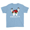 equality white Youth Tee