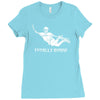 totally board skateboard Ladies Fitted T-Shirt