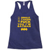 poof movie batman Racerback Tank