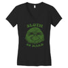 sloth so hard Women's V-Neck T-Shirt