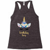 birthday unicorn family series birthday boy Racerback Tank