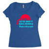 guns dont kill people Women's Triblend Scoop T-shirt