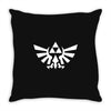 zelda logo Throw Pillow