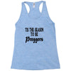 tis the season to be preggers baseball Racerback Tank