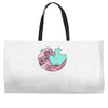 japanese pastel kawaii anime meme surf beach wave Weekender Totes