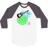 guitar retro music 3/4 Sleeve Shirt