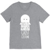 this is my lazy ghost costume V-Neck Tee