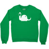 apatosaurus white Crewneck Sweatshirt