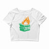 2016 dumpster fire Crop Top
