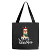 merry cristmas reindeer Tote Bags