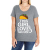 This Girl Loves Tacos Ladies Curvy T-Shirt