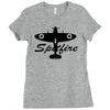 spitfire plane Ladies Fitted T-Shirt