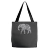 elephant filled pattern cool Tote Bags