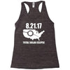 total solar eclipse 2017 Racerback Tank
