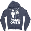 game over Zipper Hoodie