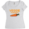 Veggie Powered Women's Triblend Scoop T-shirt