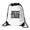 justice league Drawstring Bags