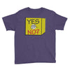 yes our no Youth Tee