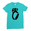 clambing Ladies Fitted T-Shirt