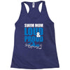 swim mom loud and proud sports athlete athletic Racerback Tank