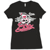 boo (2) Ladies Fitted T-Shirt