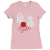 kittens Ladies Fitted T-Shirt