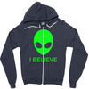 i believe alienware Zipper Hoodie