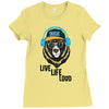 Live Life Loud Brklyn Ladies Fitted T-Shirt