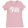 bad meets evil mask Ladies Fitted T-Shirt