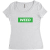 Weed Hypebeast Women's Triblend Scoop T-shirt