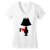 i love lamp Women's V-Neck T-Shirt