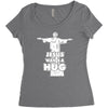 jesus wants a hug Women's Triblend Scoop T-shirt