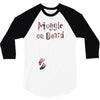 Muggle On Board Floral 3/4 Sleeve Shirt