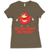 Do You Know Da Wae, THE WAY, DA WAE, Finding Da Wae, Ugandan Knuckles, Ladies Fitted T-Shirt