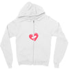 Broken Heart Zipper Hoodie