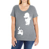 steven seagal   high quality Ladies Curvy T-Shirt