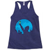 bat signal Racerback Tank