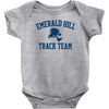 emerald hill track team Baby Bodysuit