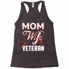 Mom Wife Veteran - Veterans Day T-Shirt Gifts Racerback Tank